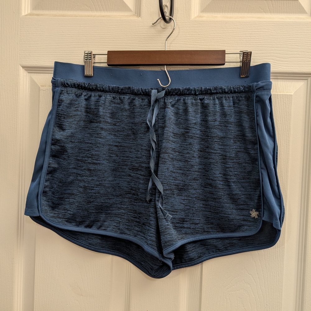 Tek Gear Women's Heathered Navy Athletic Shorts